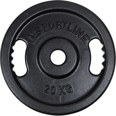 inSPORTline Castblack OL Litinový olympijský kotouč 20 kg 50 mm