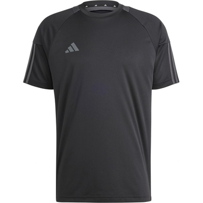 adidas Мъжка тениска Adidas Classic 3 Stripe Sereno T-Shirt Mens - Black/Grey