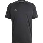 adidas Мъжка тениска Adidas Classic 3 Stripe Sereno T-Shirt Mens - Black/Grey