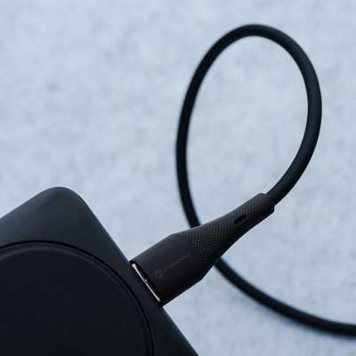 Forcell C347 Silicone, USB-C/USB-C QC4.0 PD 5A 100W 1m černý