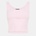 Brave Soul Womens Cropped Vest with Popper Detail - Ballerina Pink