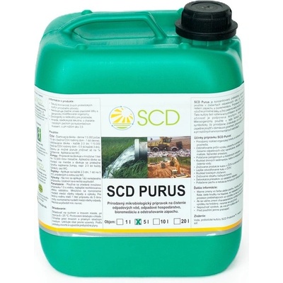 SCD Purus živé baktérie do žumpy a ČOV 5 l bandaska