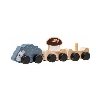 Cubika Wise Hedgehog Wooden Toy Strawberry Mushroom 15467