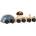 Cubika Wise Hedgehog Wooden Toy Strawberry Mushroom 15467