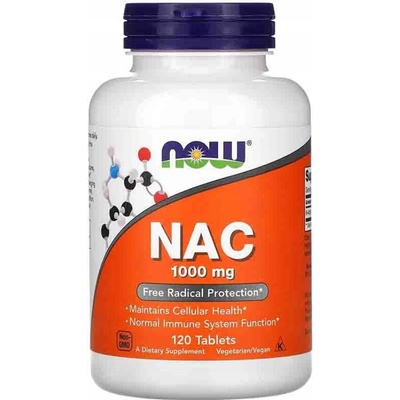 Now Foods NAC 1000 mg 120 tabliet