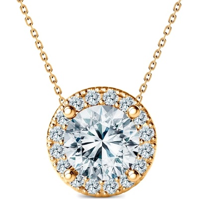 SAVICKI Колие This is Love: злато, лабораторни диаманти