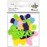 TITANUM Felt tulips and butterflies 60pcs