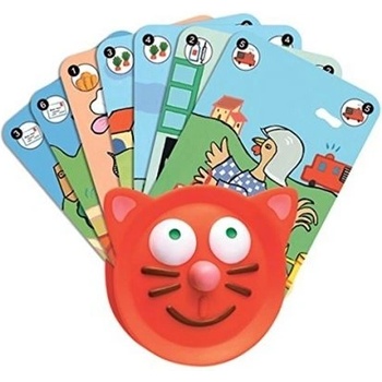 DJECO - Ръкохватка за карти за игра - Котка (DJ05997)