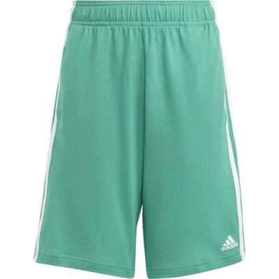 adidas 3-STRIPES shorts chlapecké kraťasy zelená