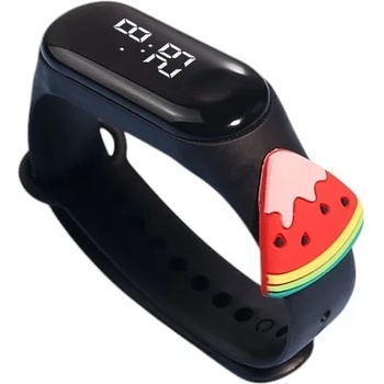 NUBKI Детски часовник NUBKI, Силиконова каишка, Диня (Mi9-Watermelon)