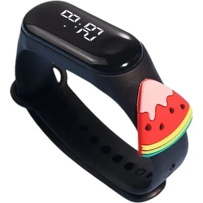 NUBLO Детски часовник NUBLO, Силиконова каишка, Диня (Mi9-Watermelon)