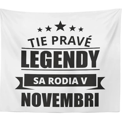 Sablio Deka Tie pravé legendy sa rodia v novembri 150x120