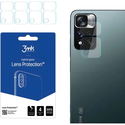 3mk Protection 4x Стъкло за камера 3mk за Xiaomi Redmi Note 11 Pro+ 5G - Прозрачен KP20561 (20561)