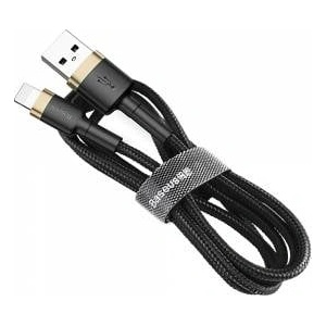 Baseus Cable USB Lightning Baseus Cafule 2.4A 1m Gold&Black