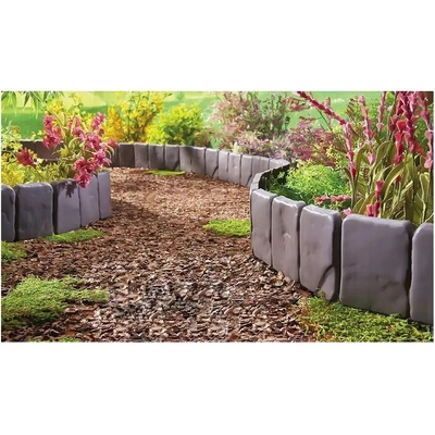 Obruba Strend Pro Garden, imitácia kameňa, bal. 10 ks