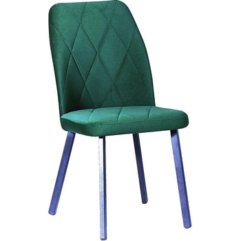 ЕВРОМАР Трапезен стол vika зелен / черен