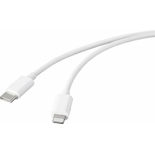 Basetech BT-2347612 USB 2.0 USB-C ® zástrčka Apple Lightning konektor 2m bílý