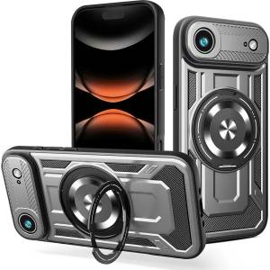 Techsuit Калъф за iPhone 17 Air - RuggedCam - Сив (KF2353031)