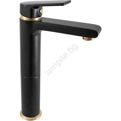RAV SLEZÁK CO130.0CMATZ - смесител за умивалник COLORADO 26 см, черен/златен (RV0036)