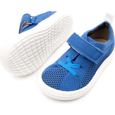 Jonap jonap detské barefoot tenisky matty knit modrá