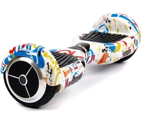 Hoverboard standard grafitty bílý