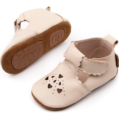 Mikk-Line detské barefoot protišmykové capačky white swan