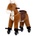 TOYS Детско Конче с колела и звук кафяво (rhwso02501brow)