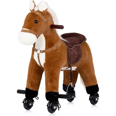 TOYS Детско Конче с колела и звук кафяво (rhwso02501brow)