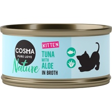 Cosma Nature Kitten tuniak a aloe vera 6 x 70 g