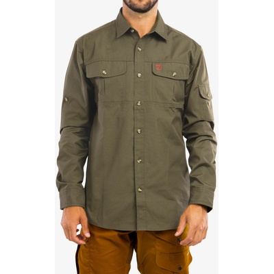 Fjallraven Singi Trekking košel'a dlhý rukáv dark olive