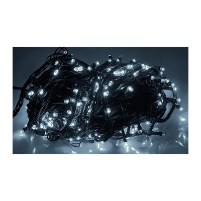 Vánoční osvětlení řetěz LTC LXLED105 200LED 20m studená bílá vnitřní