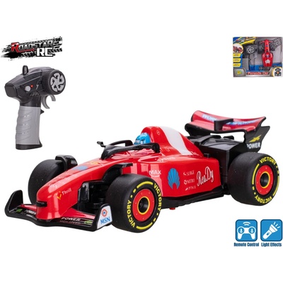 Mikro trading Roadstar RC formule se světlem 13,5 cm červená
