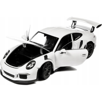 WELLY 2016 PORSCHE 911 GT3 RS BÍLÝ NOVÝ KOVOVÝ MODEL 24080 1:24