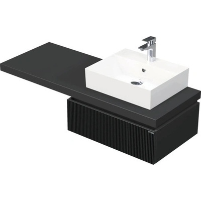 Intedoor DESK 3D černá matná 130,5 x 44,4 x 50,2 cm DE 54 3D 130 P STORM 1Z A9276