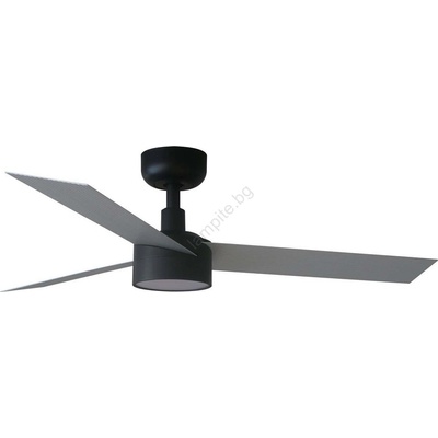 Faro Barcelona Faro 34285wt1s - Димируем led вентилатор cruiser s, 18 w/230 v, cct, диаметър 106 см, цвят: сив/черен/бял, включено дистанционно управление (fa34285wt1s)