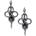 Alchemy gothic Обеци ALCHEMY GOTHIC - Tercia Serpent - Pewter - E441
