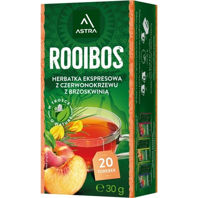 Astra Čaj Rooibos s broskyňou 20 vrecúšok
