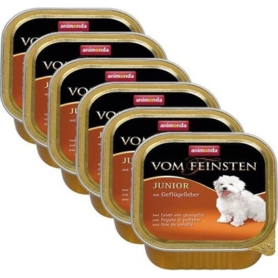 Animonda Vom Feinsten Junior Dog drůbeží játra 6 x 150 g