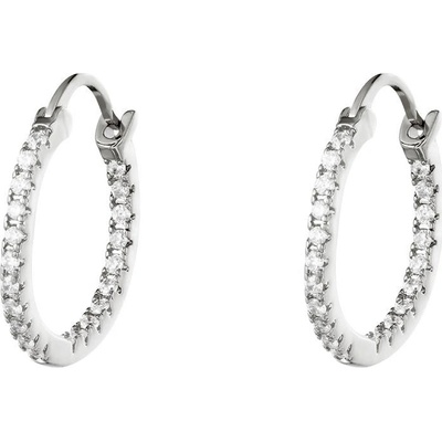 Ornamenti náušnice Sphere silver OOR350006