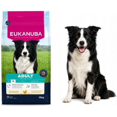 Eukanuba Adult Medium rich in fresh chicken 15 kg