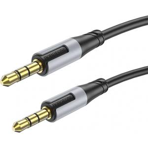 BOROFONE Аудио Кабел Borofone BL19, AUX 3.5mm, Creator, 1m, черен