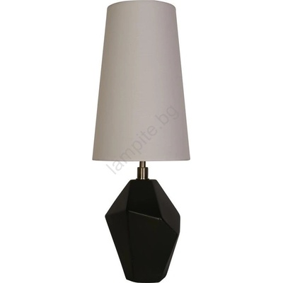 Searchlight EU88250BK - Настолна лампа APEX 1xE27/60W/230V черна/сива (SR0600)