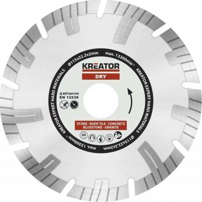 Řezný kotouč KREATOR Expert Hard Materials 115 mm