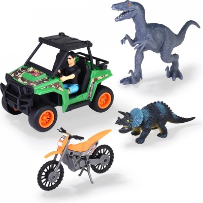 Dickie Toys Сет мотор и бъги с животни Dino Tracker, Dickie Toys 203834009 (203834009)