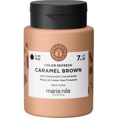 Maria Nila Color Refresh Caramel Brown 7.35 Mask 100 ml