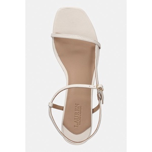 Lauren Ralph Lauren сандали с нисък ток от кожа Lainee Md Hl (802P00097004.100)