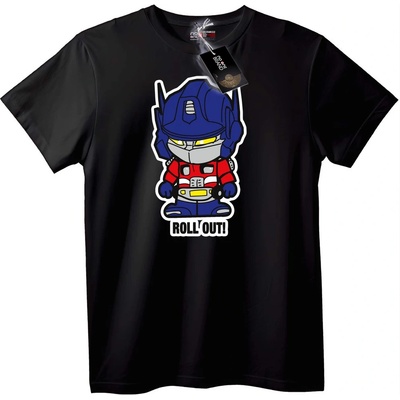NOONEBRAND Тениска Optimus Prime Потегляне - XS, White