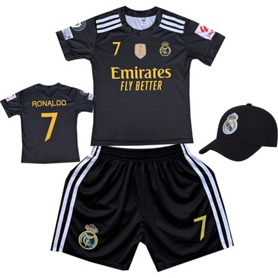 Numberoplus dětský fotbalový dres Komplet Real Madrid AWAY - Cristiano Ronaldo CR7 – Zboží Dáma