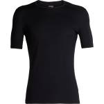 Icebreaker Мъжко мериносово термобельо Icebreaker 200 Oasis S/S Crewe Merino base layer - Black - размер XL (015-0860-0114)
