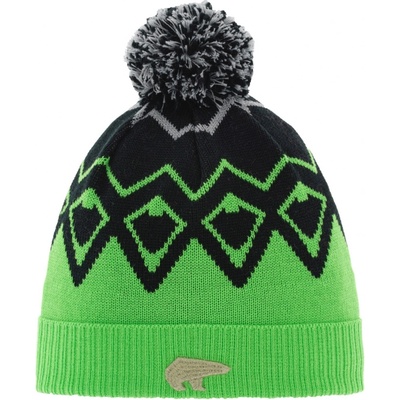 Eisbär Ziggy OS Pompon MÜ kids čierna/zelená